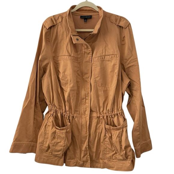 Lane Bryant Utility Barn Coat Jacket | camel  Brown | Size 22 - Picture 1 of 6